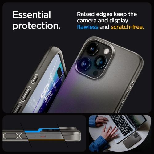 Kup Case Spigen Thin Fit Apple iPhone 15 Pro Gunmetal - SPN3134 - {ean13} - Sklep Home Screen