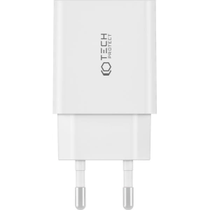 Kup Tech-Protect Încărcător de rețea C35W, 2xUSB-C, PD, 35W + cablu Lightning alb - THP2362 - {ean13} - Sklep Home Screen
