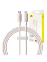 Kábel Baseus USB-C / USB-C Habitat Sorozat 100W, PD, 1m (rózsaszín)