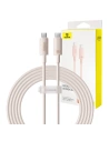 Baseus Cablu USB-C / USB-C Habitat Series 100W, PD, 2m (roz)