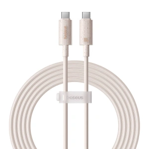 Kabel Baseus USB-C / USB-C Habitat Series 100W, PD, 2m (růžový)