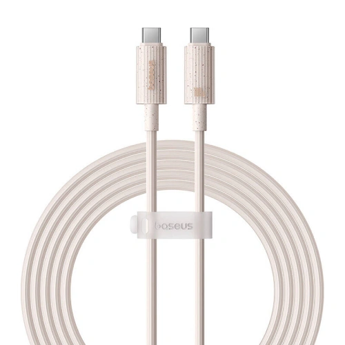 Kup Kábel Baseus USB-C / USB-C Habitat Series 100W, PD, 2m (rózsaszín) - BSU4664 - {ean13} - Sklep Home Screen