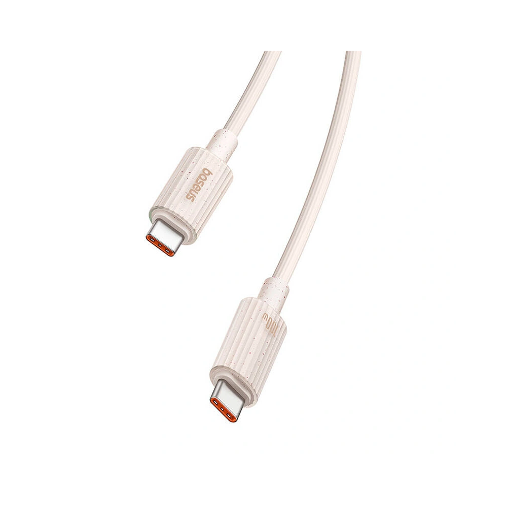 Kabel Baseus USB-C / USB-C Habitat Series 100W, PD, 2m (różowy)