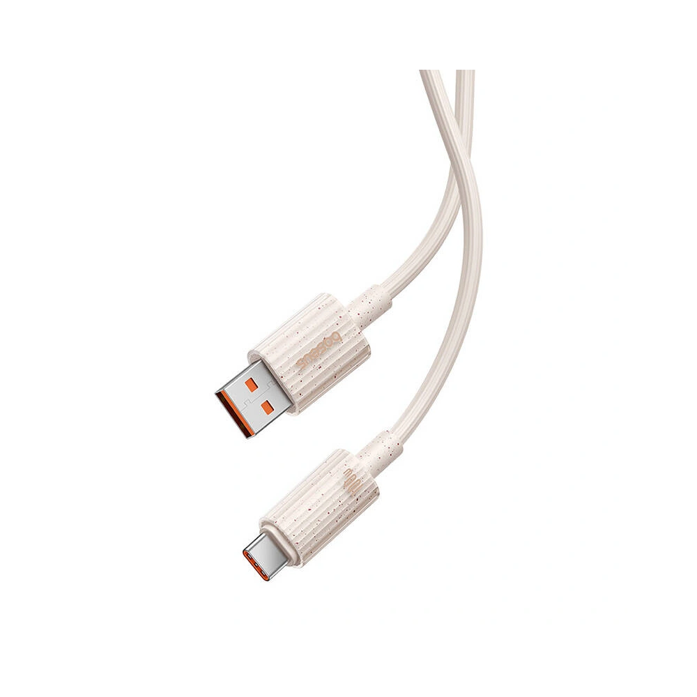 Kabel Baseus USB-A / USB-C Habitat Series 100W, PD, 1m (różowy)