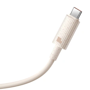 Kabel Baseus USB-A / USB-C Habitat Series 100W, PD, 1m (rosa)