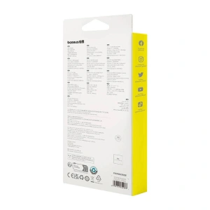 Baseus Cablu USB-A / USB-C Habitat Series 100W, PD, 1m (roz)