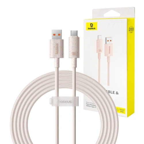 Buy Baseus USB-A / USB-C Habitat Series 100W, PD, 2m cable (pink) - BSU4667 - {ean13} - Home Screen Store Europe