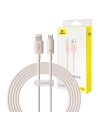 Kábel Baseus USB-A / USB-C Habitat Series 100W, PD, 2m (rózsaszín)