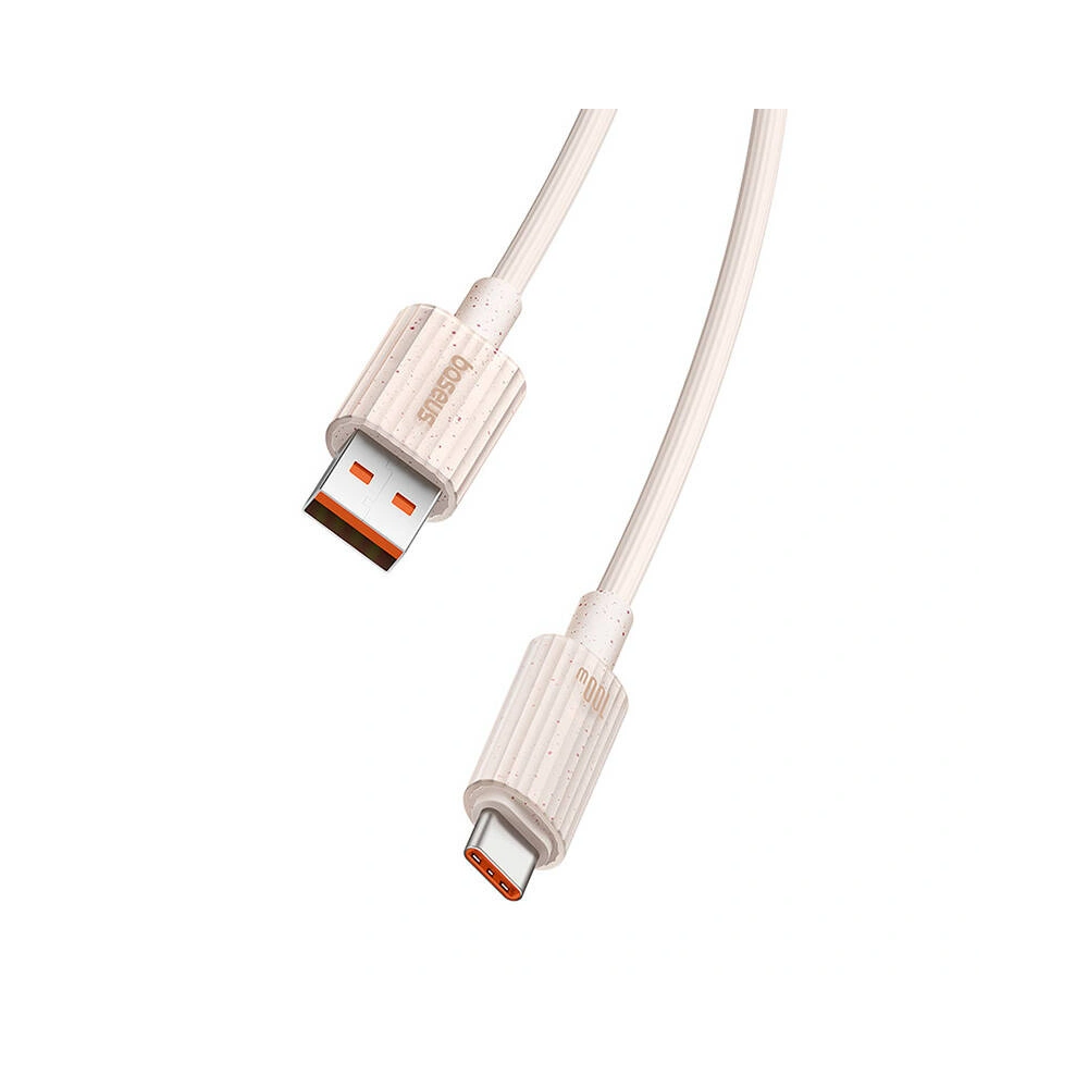 Kabel Baseus USB-A / USB-C Habitat Series 100W, PD, 2m (różowy)