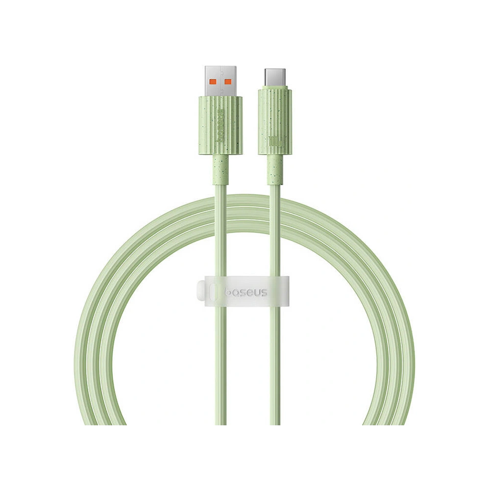 Kabel Baseus USB-A / USB-C Habitat Series 100W, PD, 1m (zielony)