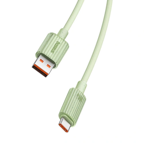 Kup Kabel Baseus USB-A / USB-C Habitat Series 100W, PD, 1m (grün) - BSU4668 - {ean13} - Sklep Home Screen