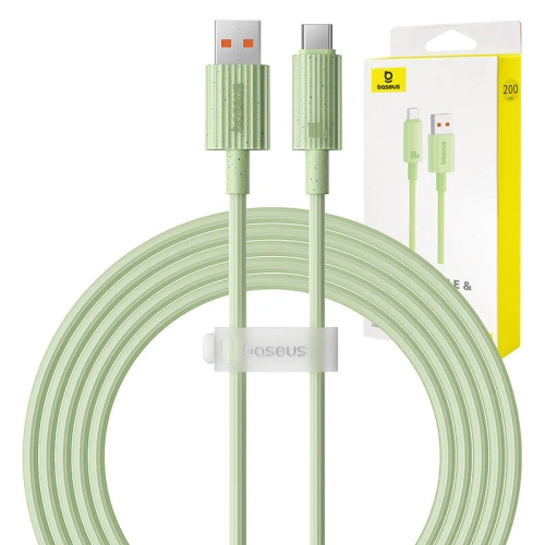 Kup Kábel Baseus USB-A / USB-C Habitat Series 100W, PD, 2m (zöld) - BSU4669 - {ean13} - Sklep Home Screen