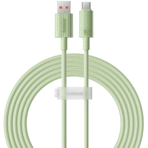 Kabel Baseus USB-A / USB-C Habitat Series 100W, PD, 2m (zielony)