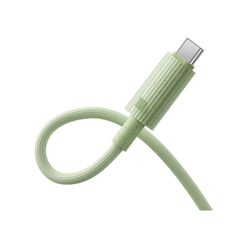 Kabel Baseus USB-A / USB-C Habitat Series 100W, PD, 2m (zielony)