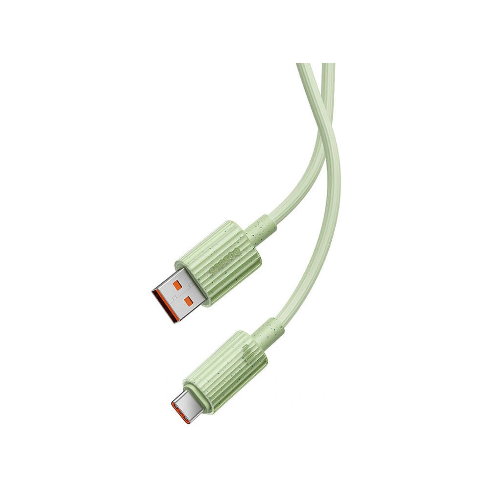 Kabel Baseus USB-A / USB-C Habitat Series 100W, PD, 2m (zielony)