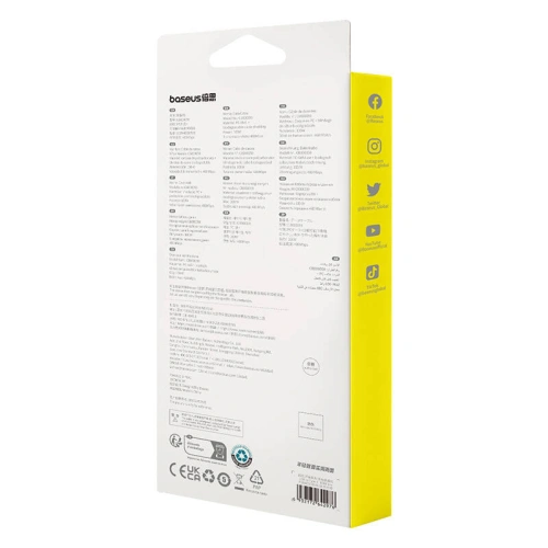 Kup Kabel Baseus USB-A / USB-C Habitat Series 100W, PD, 2m (zelený) - BSU4669 - {ean13} - Sklep Home Screen