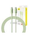 Baseus Cablu USB-C / USB-C Habitat Series 100W, PD, 1m (verde)