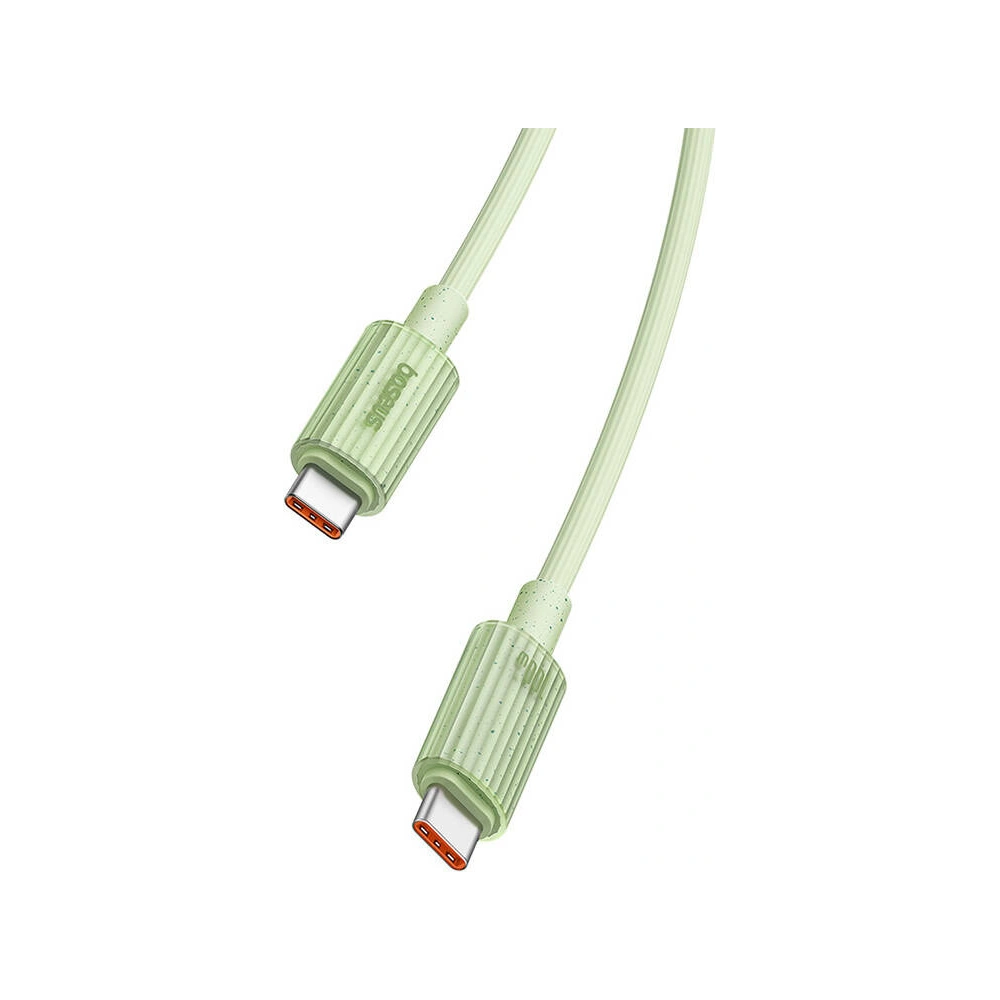 Kabel Baseus USB-C / USB-C Habitat Series 100W, PD, 1m (zielony)