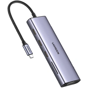 Kup HUB UGREEN CM498 Adapter 10w1 USB-C / 3xUSB-A 3.0, HDMI, VGA, RJ45, SD/TF, AUX3.5mm, PD - UGR1712 - {ean13} - Sklep Home Screen