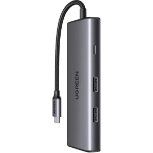 Kup HUB UGREEN CM498 Adapter 7in1 USB-C / 2xUSB-A 3.2, USB-C 3.2, SD/TF, PD - UGR1713 - {ean13} - Sklep Home Screen