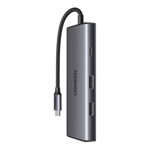 Kup HUB UGREEN CM498 7in1 adaptor USB-C / 2xUSB-A 3.2, USB-C 3.2, SD/TF, PD - UGR1713 - {ean13} - Sklep Home Screen