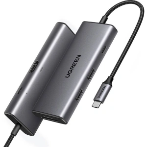 Kup HUB UGREEN CM498 Adapter 7in1 USB-C / 2xUSB-A 3.2, USB-C 3.2, SD/TF, PD - UGR1713 - {ean13} - Sklep Home Screen