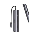 HUB UGREEN CM498 Adapter 6w1 USB-C / 2x USB-A 3.0, USB-C 3.0, 2xHDMI, PD