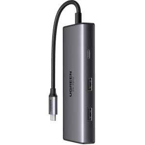 Kup HUB UGREEN CM498 Adapter 6w1 USB-C / 2x USB-A 3.0, USB-C 3.0, 2xHDMI, PD - UGR1714 - {ean13} - Sklep Home Screen