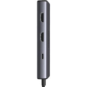 Kup UGREEN CM498 6-in-1 adaptor USB-C / 2x USB-A 3.0, USB-C 3.0, 2xHDMI, PD - UGR1714 - {ean13} - Sklep Home Screen