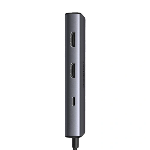 Kup UGREEN CM498 6-in-1 adaptor USB-C / 2x USB-A 3.0, USB-C 3.0, 2xHDMI, PD - UGR1714 - {ean13} - Sklep Home Screen