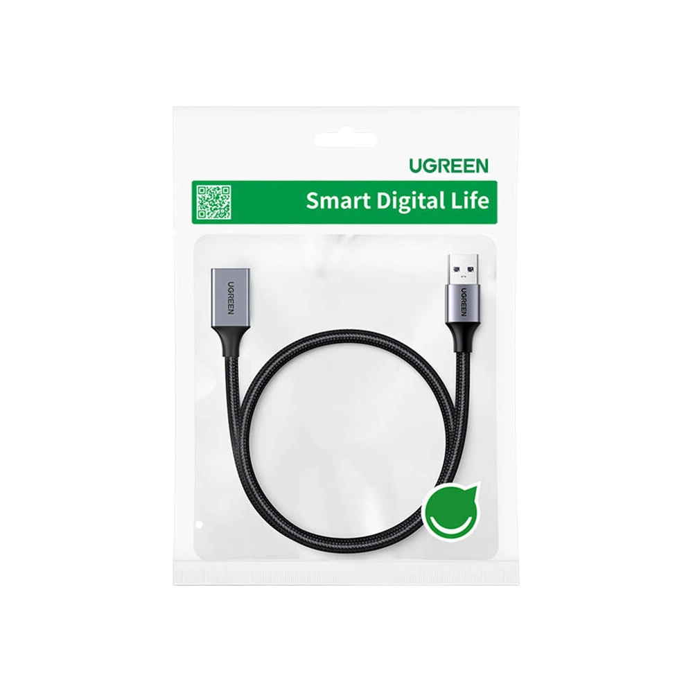 Kabel UGREEN US115 przedłużka USB-A 3.0, 5m (czarny)