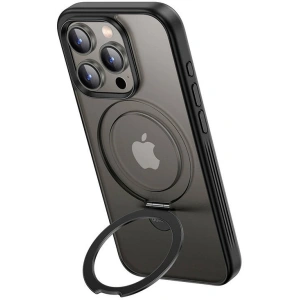 Etui UGREEN LP762 z uchwytem na palec Apple iPhone 15 Plus / 14 Plus (Czarne)