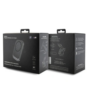Kup Auto-Halterung BMW BMMWCCMPGPK 15W für Armaturenbrett / Fenster / Lüftungsgitter schwarz/black MagSafe M Edition - BMW514 - {ean13} - Sklep Home Screen