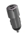 ENERGEA Alu Drive D60 2xUSB-C autós töltő, PD, PPS, 66W acél/sötétszürke
