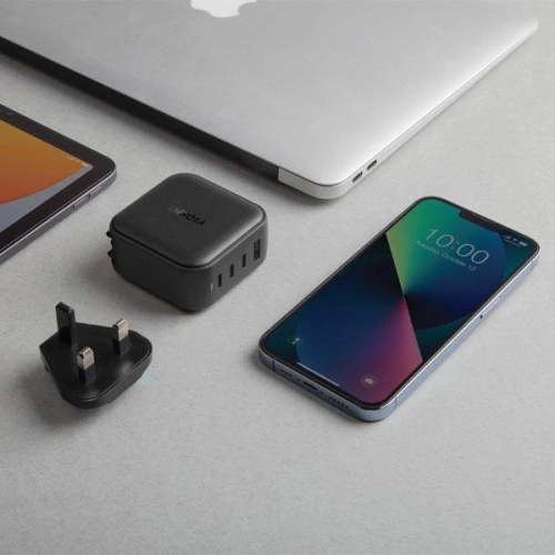 Kup ENERGEA US+EU Travelite încărcător de rețea GAN66 USB-A, 2xUSB-C, PD, PPS, QC 3.0, 66W negru/negru - ENG112 - {ean13} - Sklep Home Screen