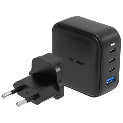 Kup Netzteil ENERGEA US+EU Travelite GAN100 USB-A, 3xUSB-C, PD, PPS, QC 3.0, 100W schwarz/black - ENG113 - {ean13} - Sklep Home Screen