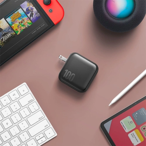 Kup ENERGEA US+EU Travelite GAN100 USB-A hálózati töltő, 3xUSB-C, PD, PPS, QC 3.0, 100W fekete - ENG113 - {ean13} - Sklep Home Screen