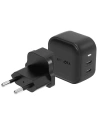 Netzteil ENERGEA US+EU Travelite GAN45 2xUSB-C, PD, PPS, 45W schwarz