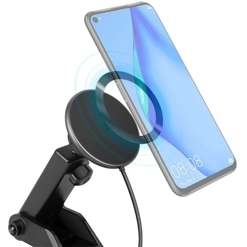Kup Suport auto cu încărcător inductiv ENERGEA MagDrive pentru cockpit / parbriz negru / negru MagSafe - ENG115 - {ean13} - Sklep Home Screen