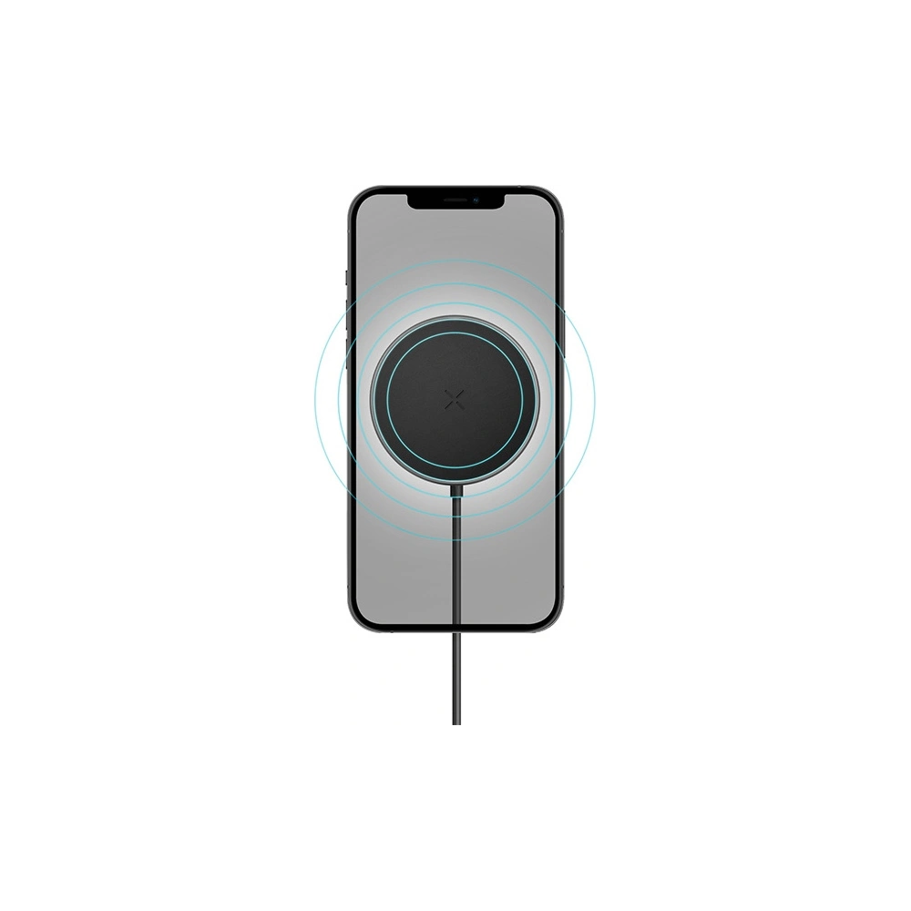 Uchwyt samochodowy z ładowarką indukcyjną ENERGEA MagDrive na kokpit / do kratki nawiewu czarny/black MagSafe