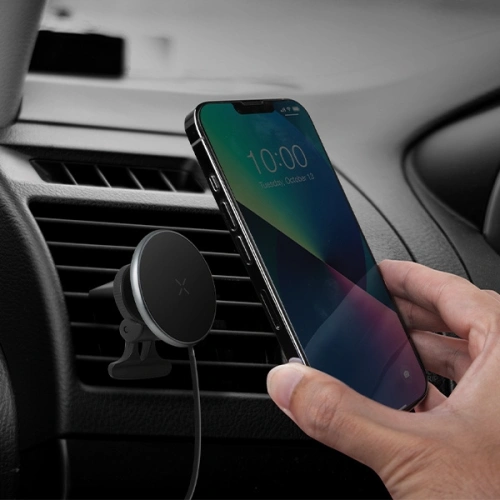 Kup Autós tartó induktív töltővel ENERGEA MagDrive, pohártartós, légbeömlőre szerelhető, fekete/magSafe. - ENG116 - {ean13} - Sklep Home Screen