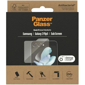 Kup Edzett üveg PanzerGlass Classic Fit Samsung Galaxy Z Flip5 kijátszó védelem antibakteriális - PZG484 - {ean13} - Sklep Home Screen