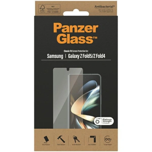 Kup Szkło hartowane PanzerGlass Classic Fit Samsung Galaxy Z Fold5 / Fold4 Screen Protection Antibacterial - PZG485 - {ean13} - Sklep Home Screen