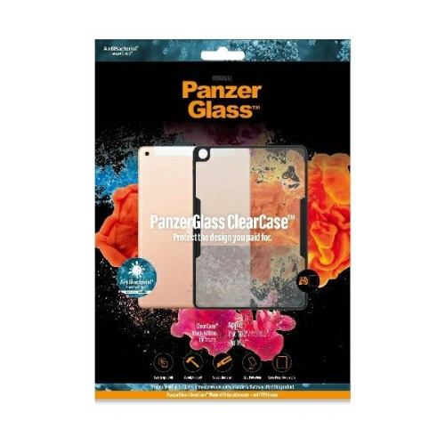 Kup Etui PanzerGlass ClearCase Apple iPad 10.2 2019/2020/2021 (7., 8. és 9. generáció) Antibakteriális fekete - PZG486 - {ean13} - Sklep Home Screen
