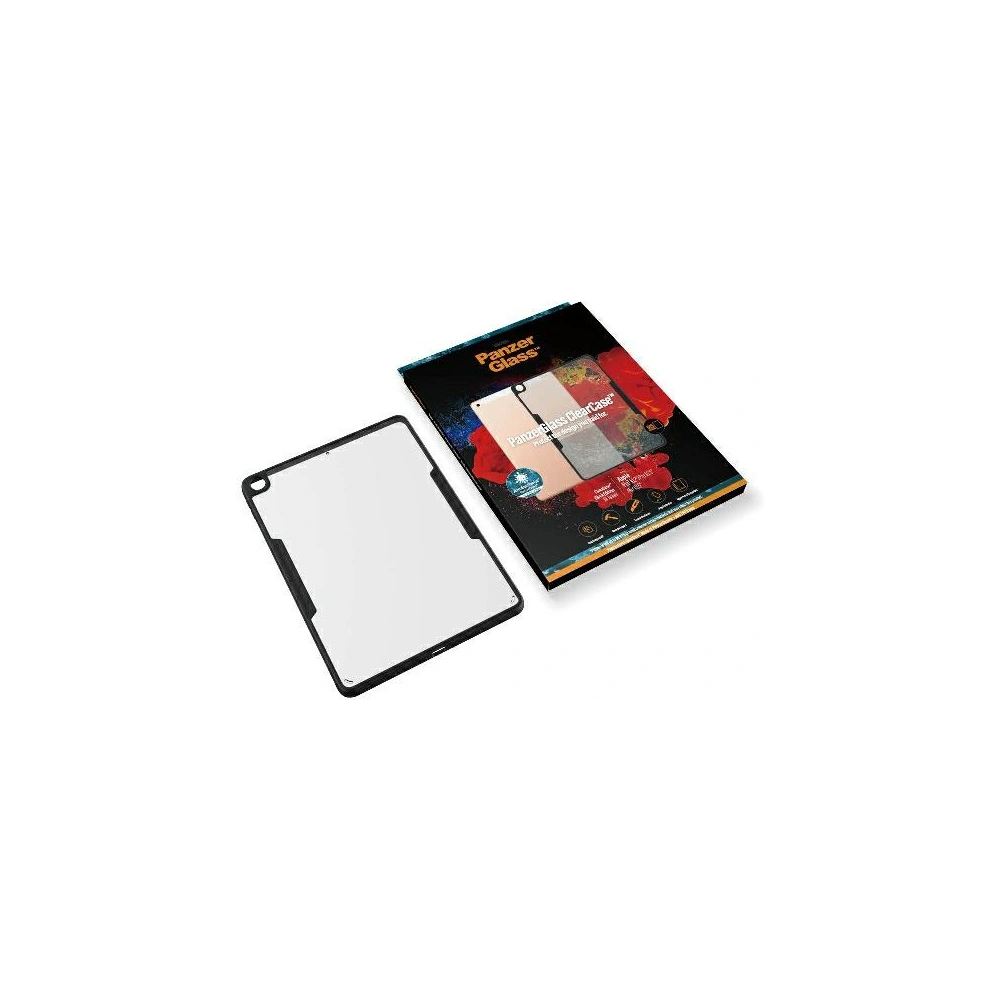 Etui PanzerGlass ClearCase Apple iPad 10.2 2019/2020/2021 (7., 8. i 9 generacji) Antibacterial czarne