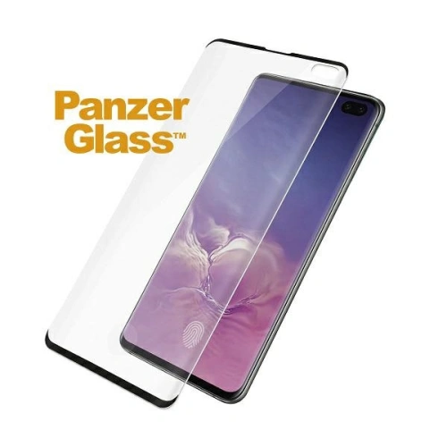 Kup Edzett üveg PanzerGlass Curved Super+ Samsung Galaxy S10+ Plus Case Friendly Ujjlenyomat fekete - PZG495 - {ean13} - Sklep Home Screen