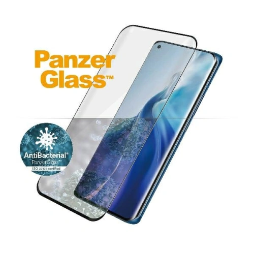 Kup Gehärtetes Glas PanzerGlass Curved Super+ Xiaomi Mi 11 / Mi 11 Ultra Case Friendly Antibakteriell schwarz - PZG496 - {ean13} - Sklep Home Screen