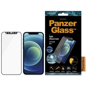 Kup Szkło hartowane PanzerGlass E2E Anti-Bluelight Apple iPhone 12 Mini Case Friendly AntiBacterial Microfracture czarne - PZG497 - {ean13} - Sklep Home Screen