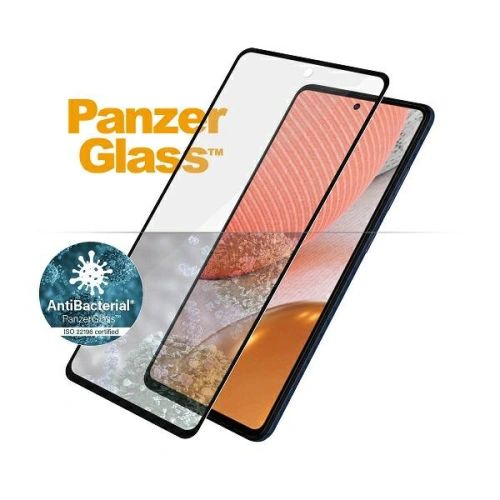 Kup Edzett üveg PanzerGlass E2E Microfracture Samsung Galaxy A72 Case Friendly Antibakteriális fekete - PZG502 - {ean13} - Sklep Home Screen