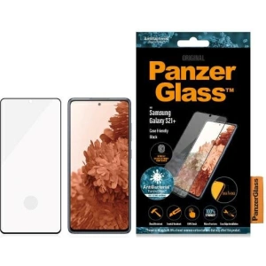 Kup Szkło hartowane PanzerGlass E2E Microfracture Samsung Galaxy S21+ Plus Case Friendly Finger Print AntiBacterial czarne - PZG504 - {ean13} - Sklep Home Screen